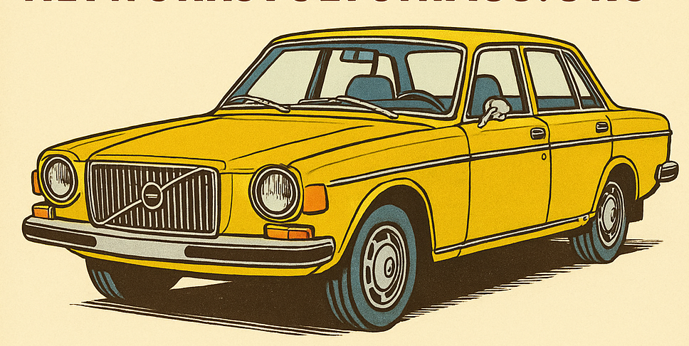 Comic Volvo 164
